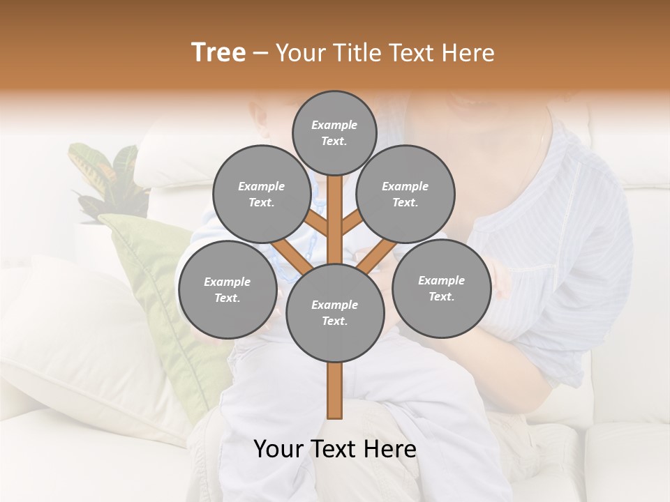 Beautiful Mom Face PowerPoint Template