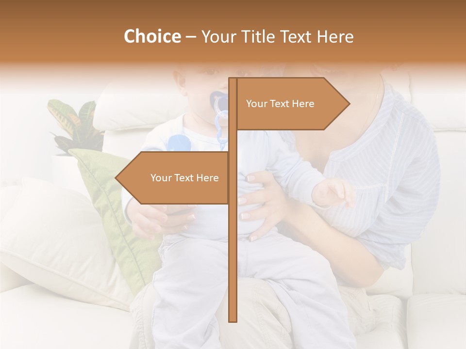 Beautiful Mom Face PowerPoint Template