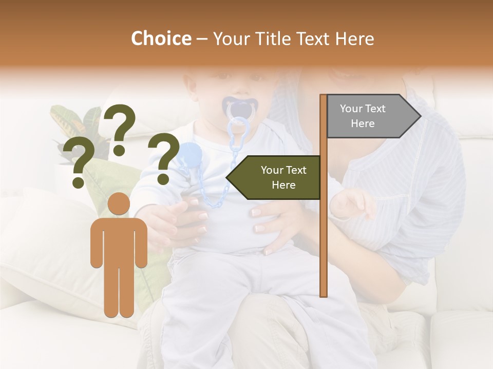 Beautiful Mom Face PowerPoint Template