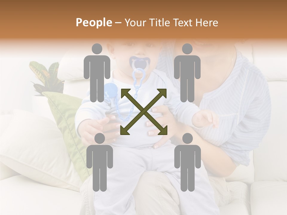 Beautiful Mom Face PowerPoint Template