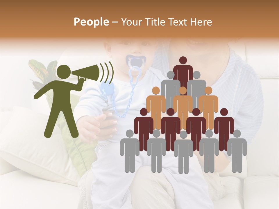 Beautiful Mom Face PowerPoint Template