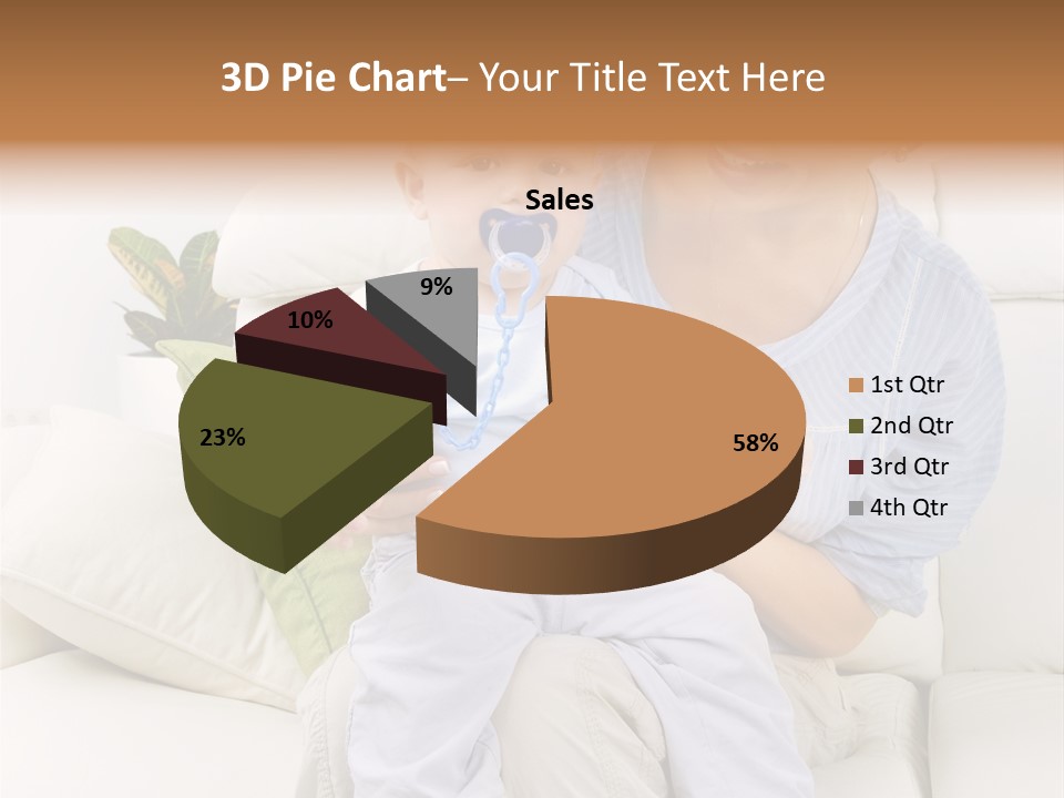 Beautiful Mom Face PowerPoint Template