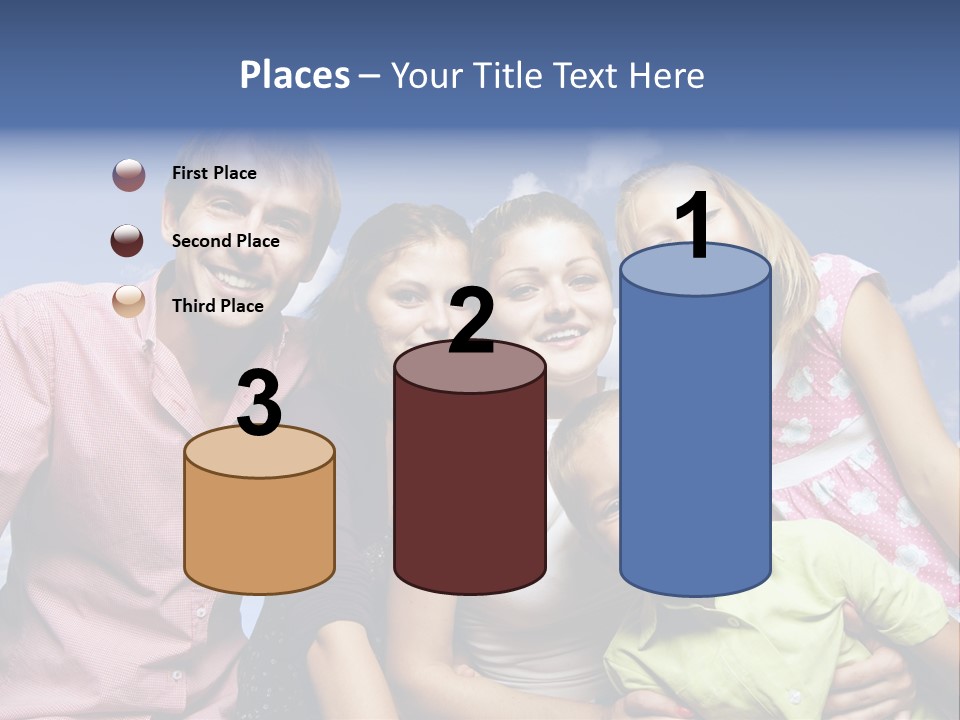 Concept Caucasian Baby PowerPoint Template