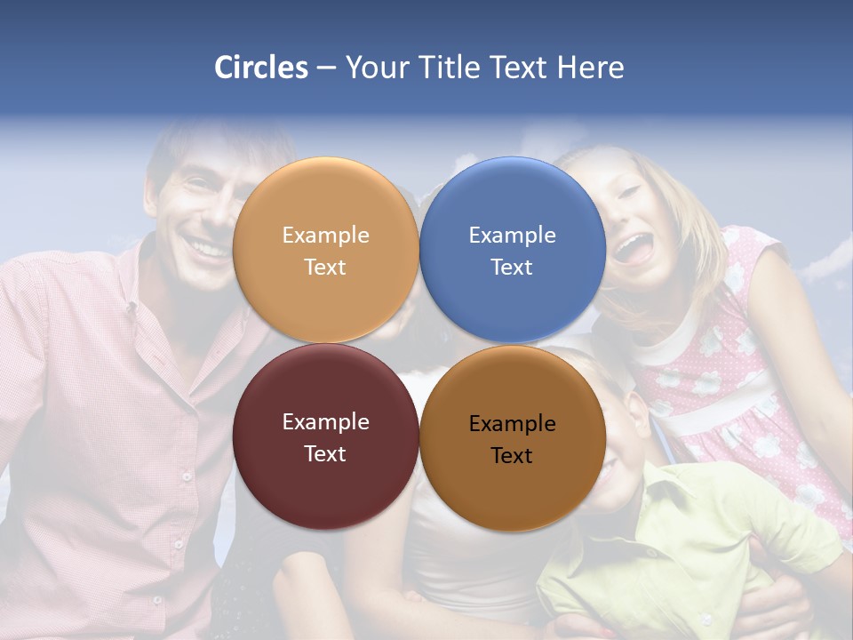 Concept Caucasian Baby PowerPoint Template