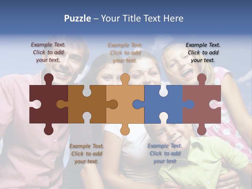 Concept Caucasian Baby PowerPoint Template