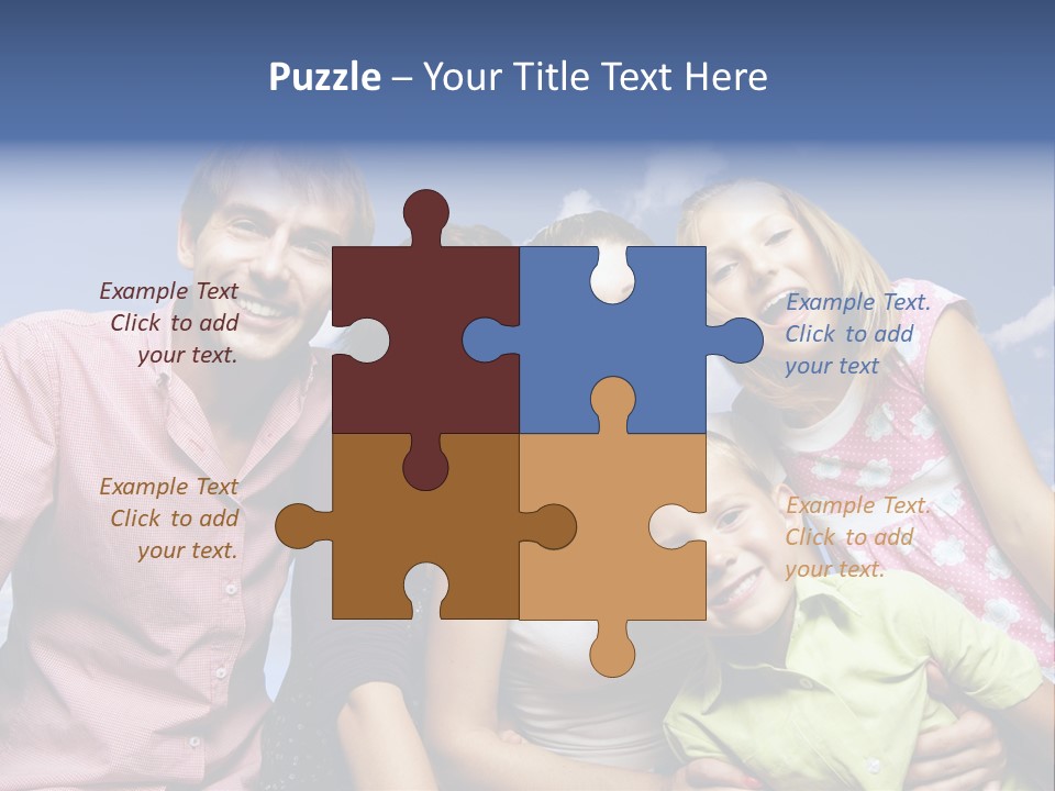 Concept Caucasian Baby PowerPoint Template