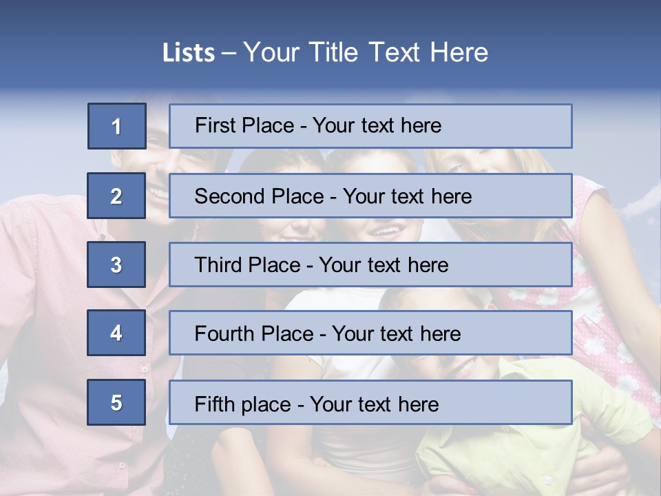 Concept Caucasian Baby PowerPoint Template