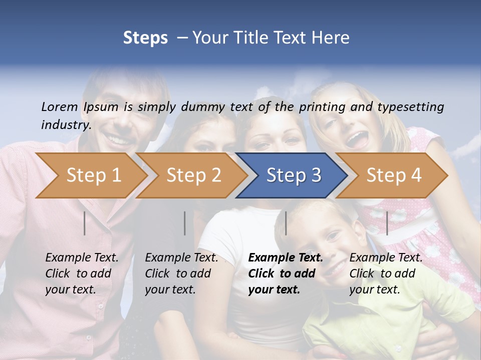Concept Caucasian Baby PowerPoint Template