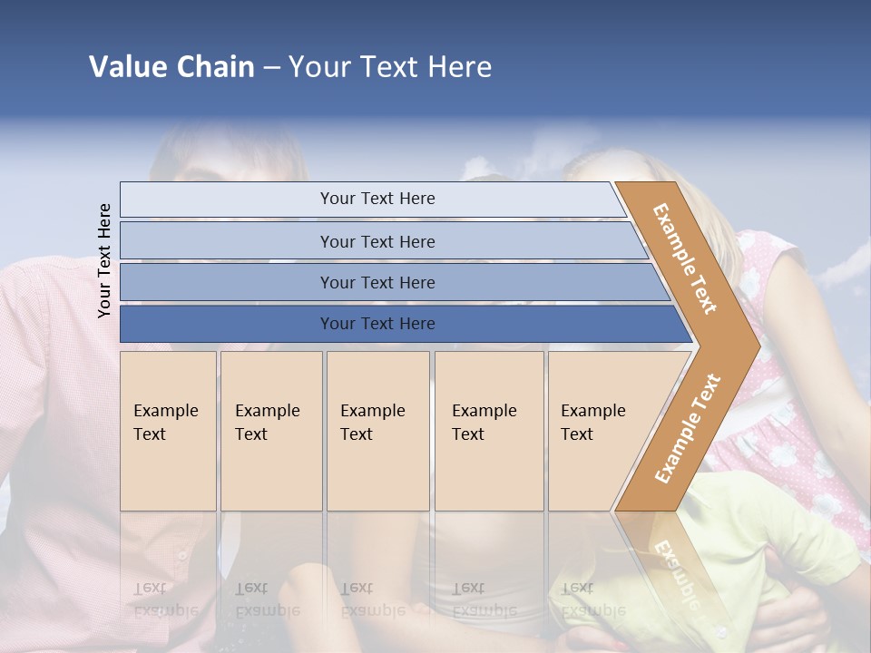 Concept Caucasian Baby PowerPoint Template