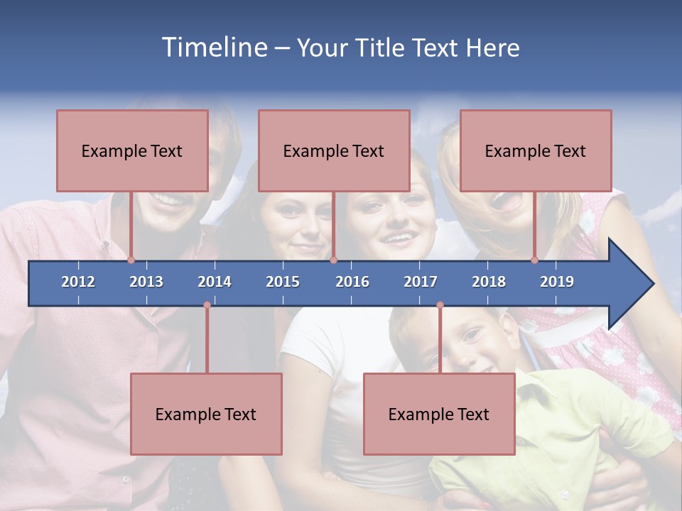 Concept Caucasian Baby PowerPoint Template