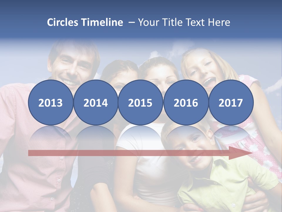 Concept Caucasian Baby PowerPoint Template