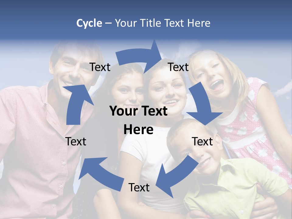 Concept Caucasian Baby PowerPoint Template