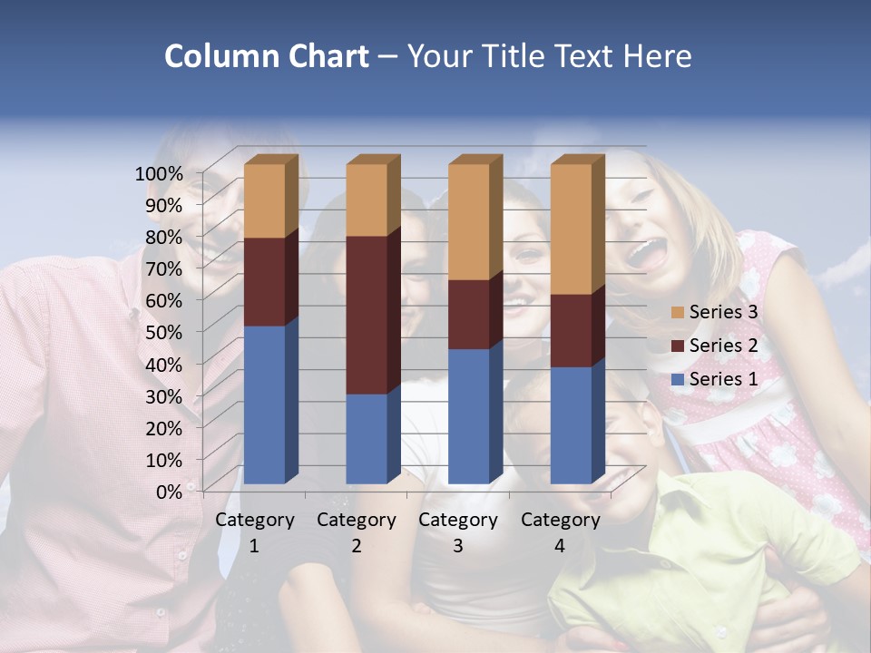 Concept Caucasian Baby PowerPoint Template