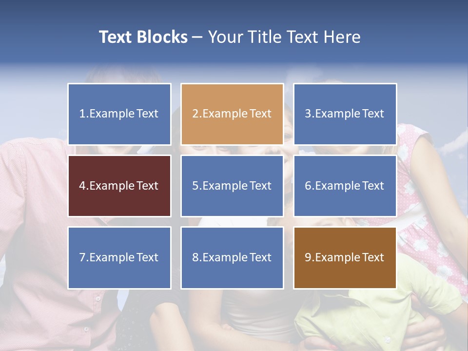 Concept Caucasian Baby PowerPoint Template