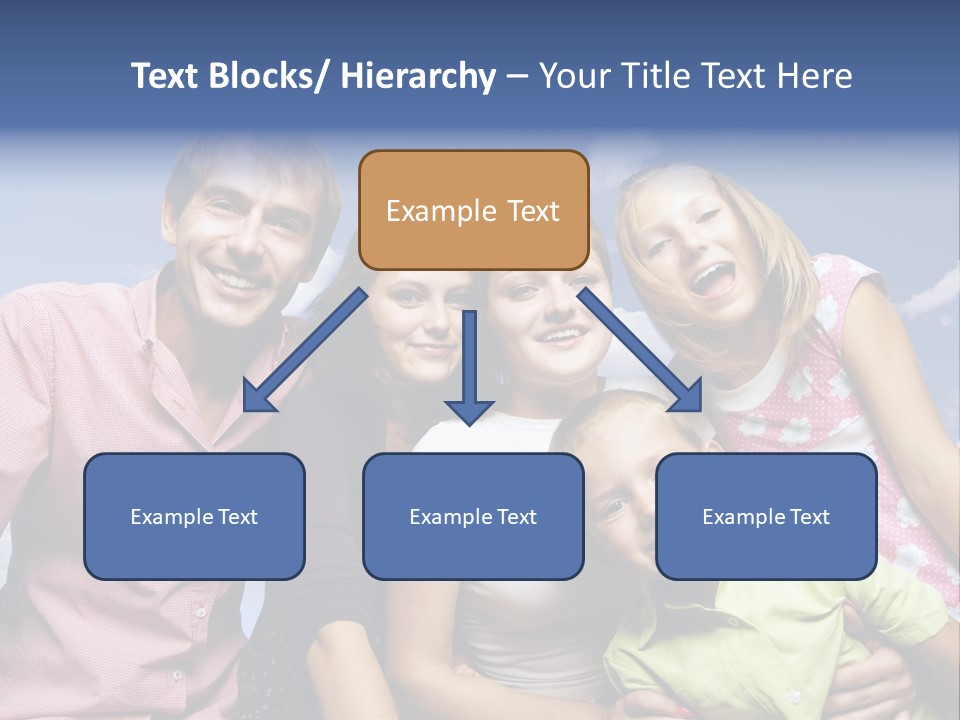 Concept Caucasian Baby PowerPoint Template