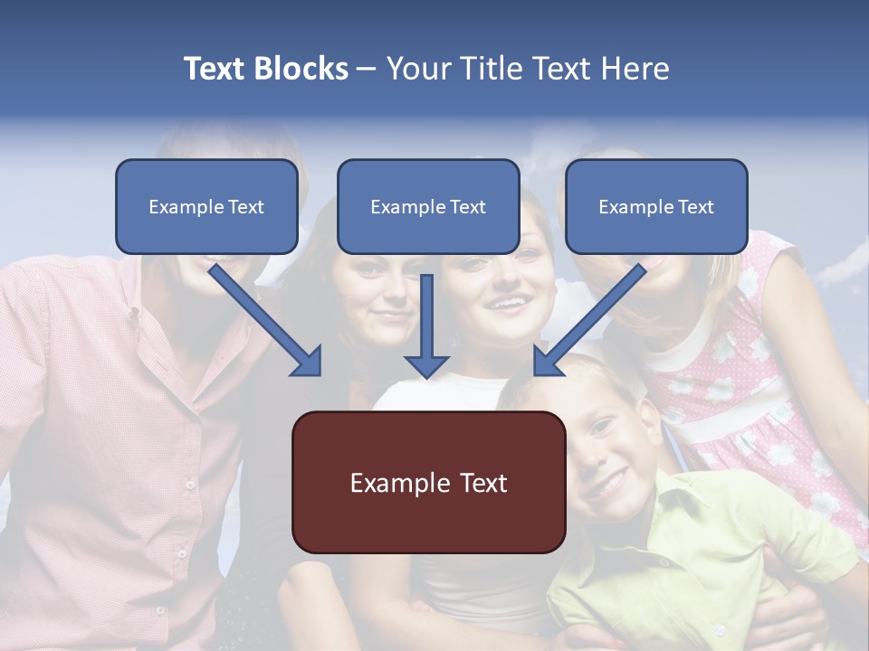 Concept Caucasian Baby PowerPoint Template
