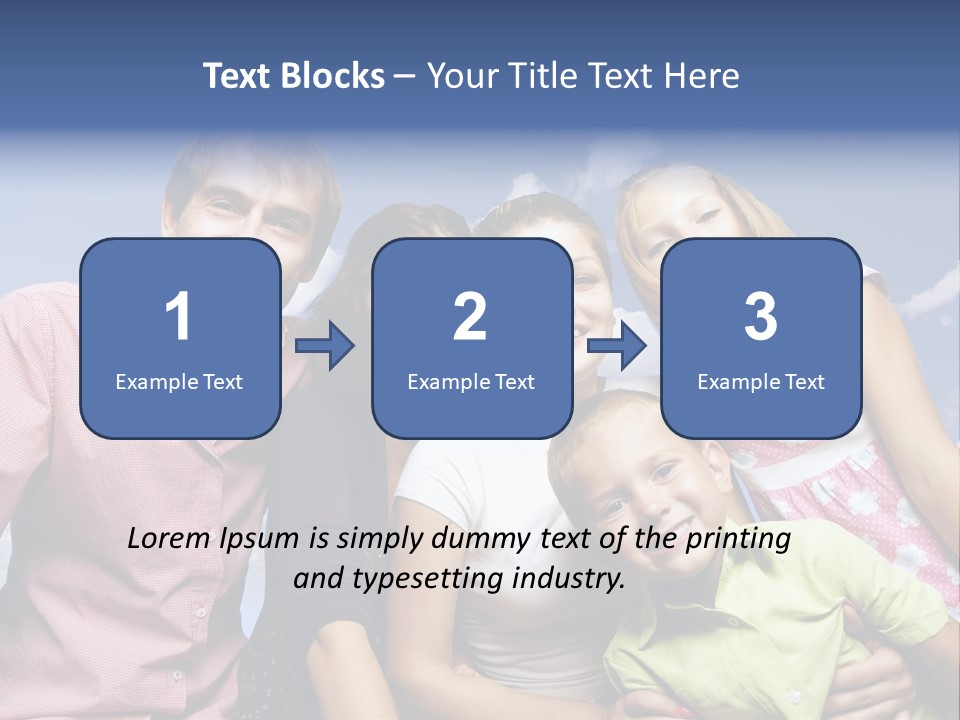 Concept Caucasian Baby PowerPoint Template