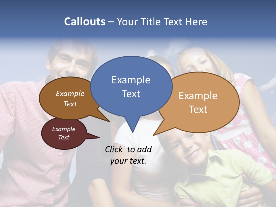 Concept Caucasian Baby PowerPoint Template