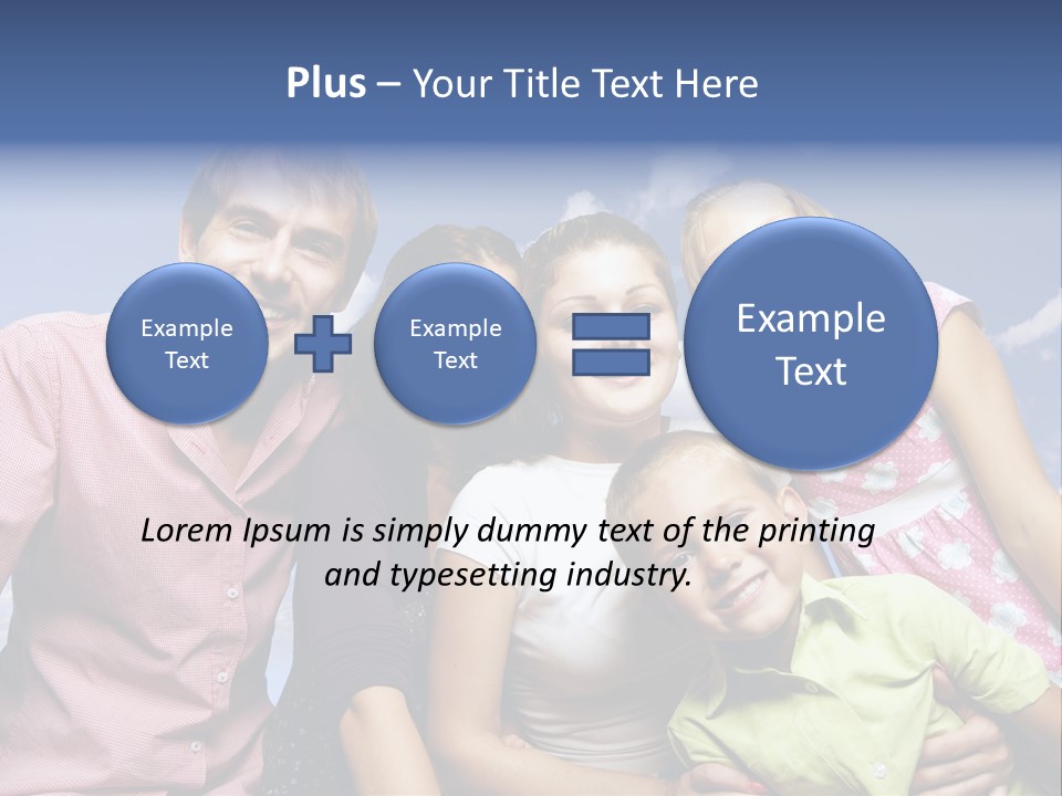 Concept Caucasian Baby PowerPoint Template