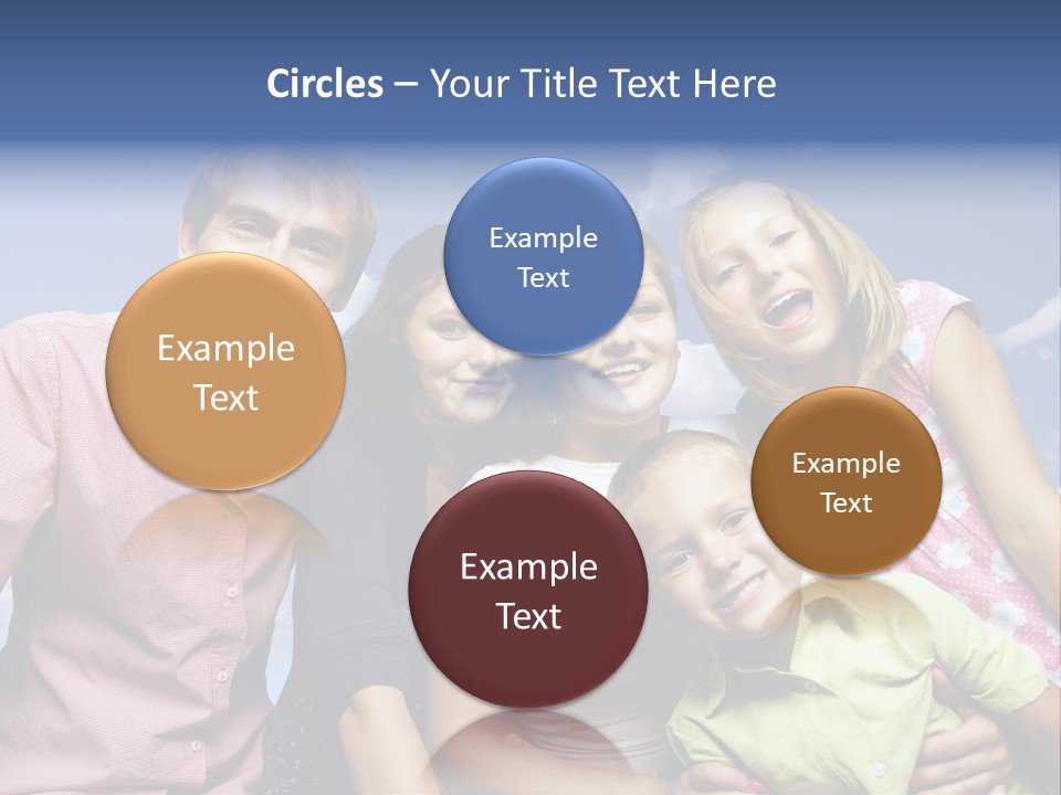 Concept Caucasian Baby PowerPoint Template