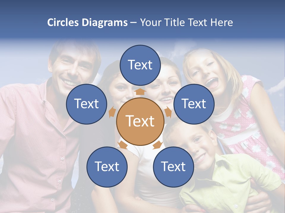 Concept Caucasian Baby PowerPoint Template