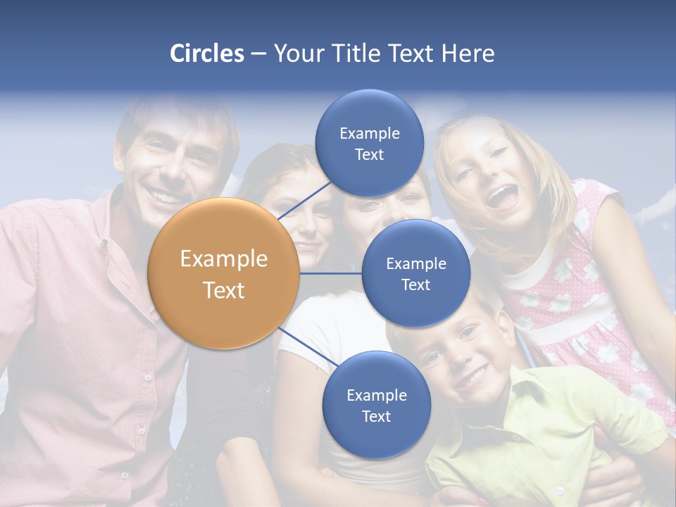 Concept Caucasian Baby PowerPoint Template