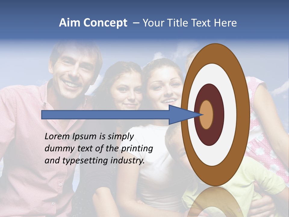 Concept Caucasian Baby PowerPoint Template