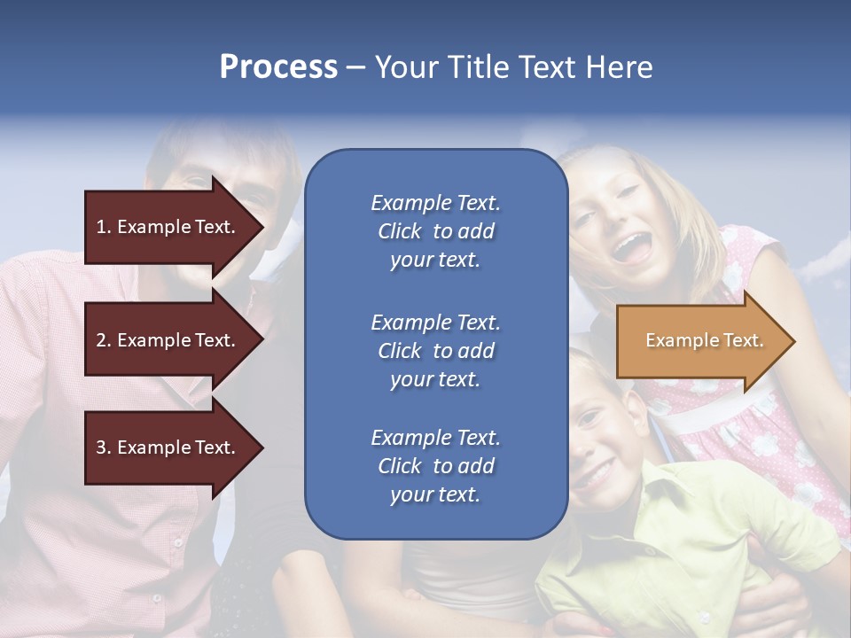 Concept Caucasian Baby PowerPoint Template