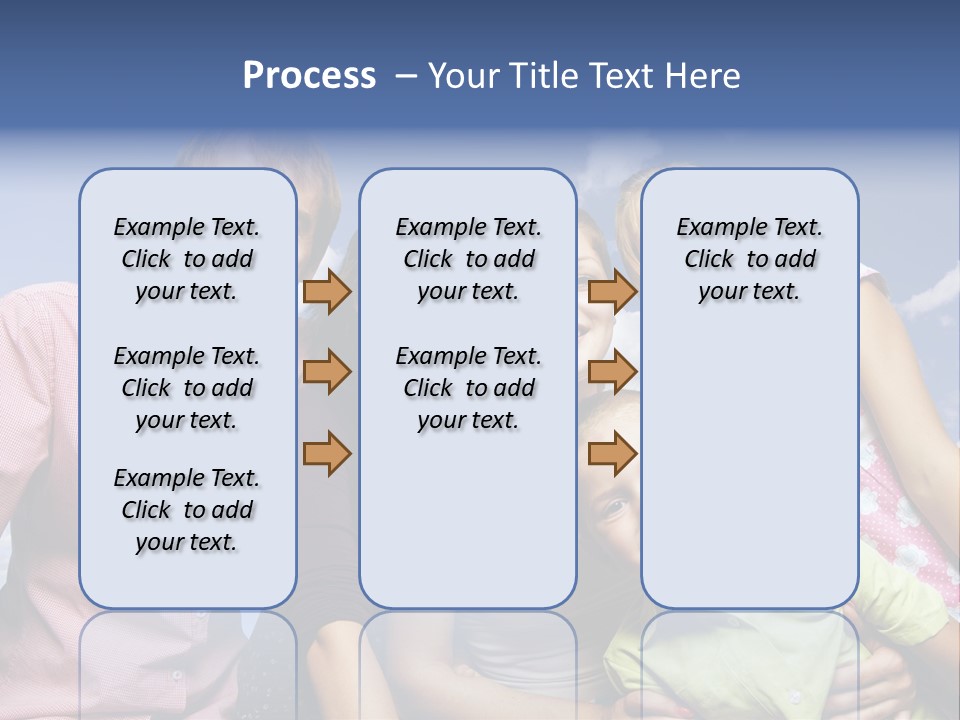 Concept Caucasian Baby PowerPoint Template