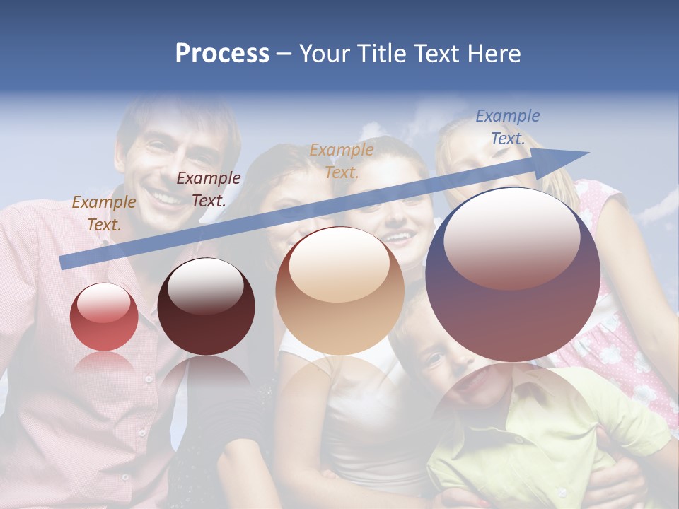 Concept Caucasian Baby PowerPoint Template