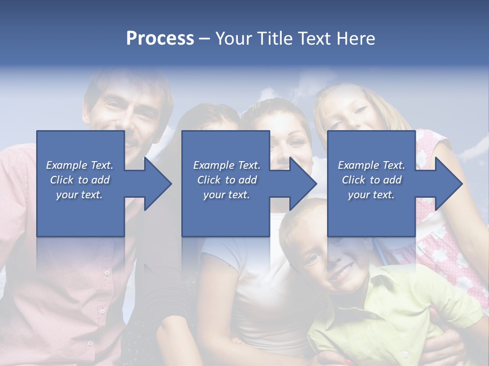 Concept Caucasian Baby PowerPoint Template