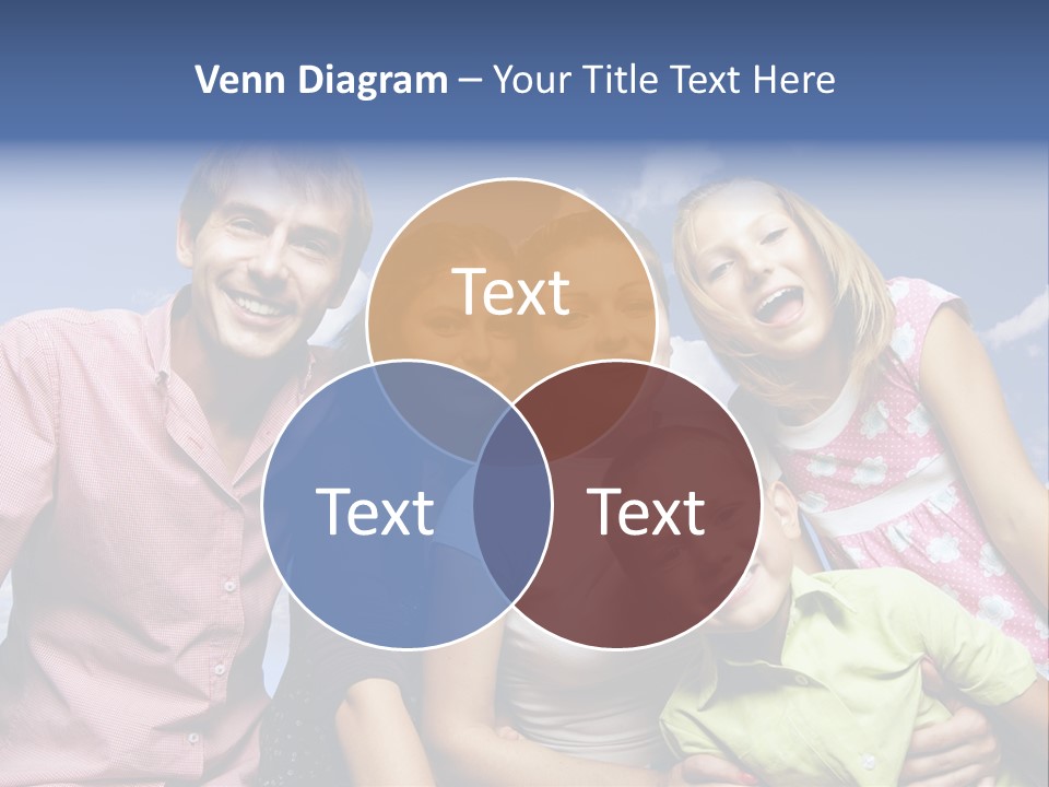 Concept Caucasian Baby PowerPoint Template