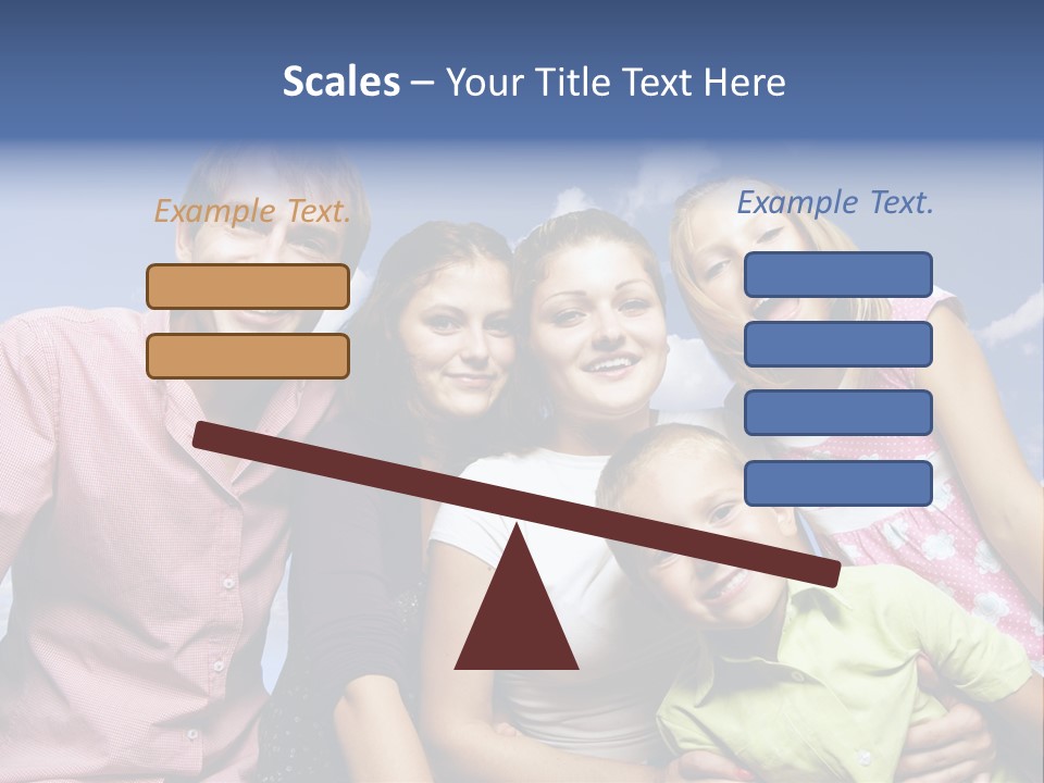 Concept Caucasian Baby PowerPoint Template