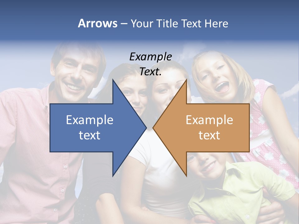 Concept Caucasian Baby PowerPoint Template