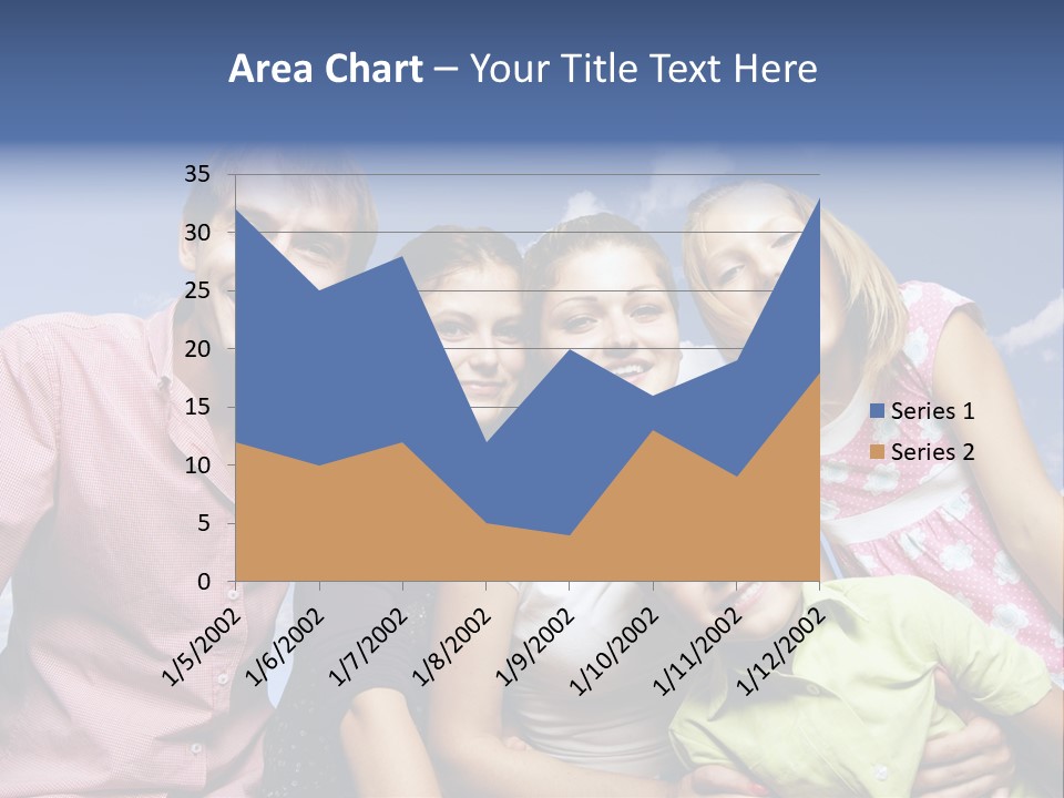 Concept Caucasian Baby PowerPoint Template