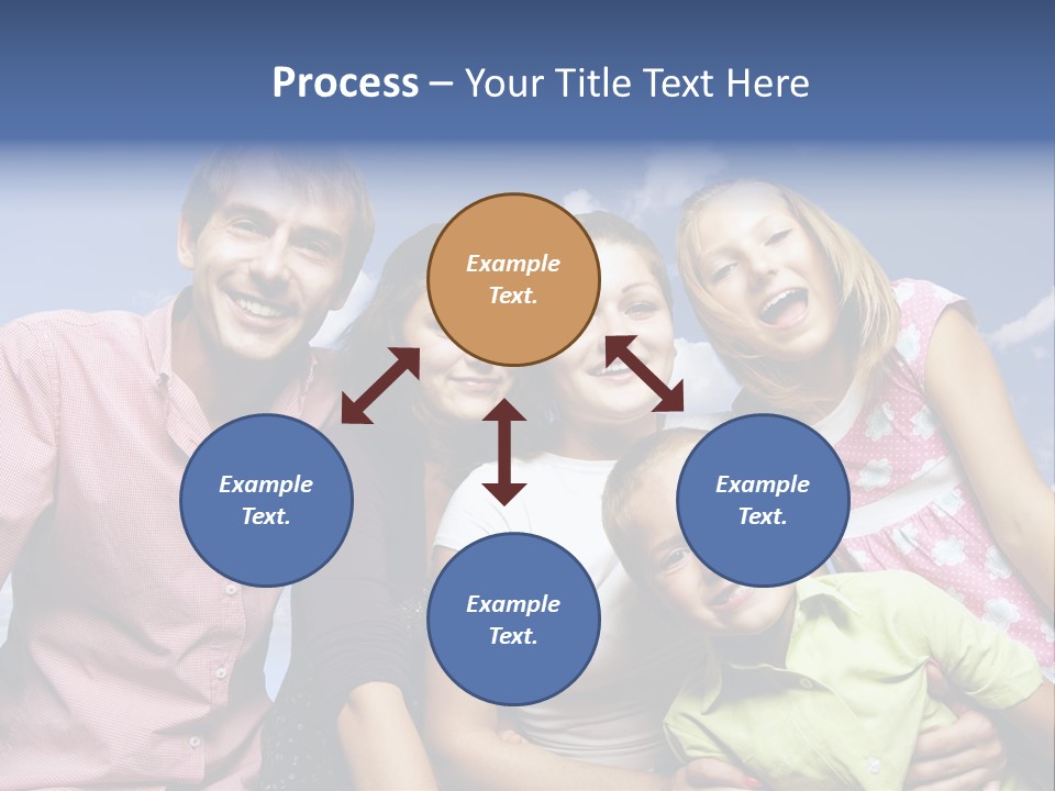 Concept Caucasian Baby PowerPoint Template