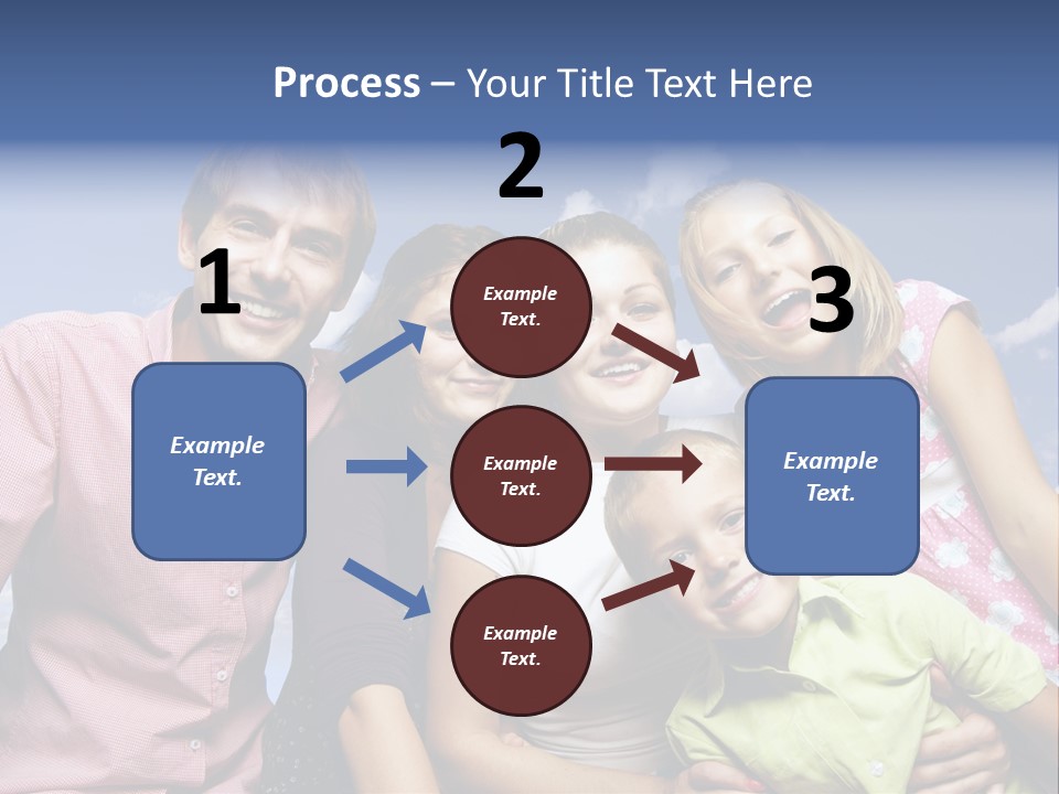 Concept Caucasian Baby PowerPoint Template