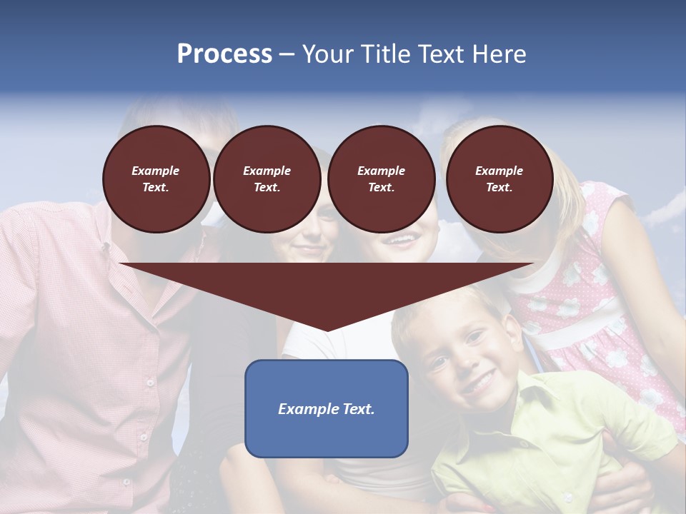 Concept Caucasian Baby PowerPoint Template