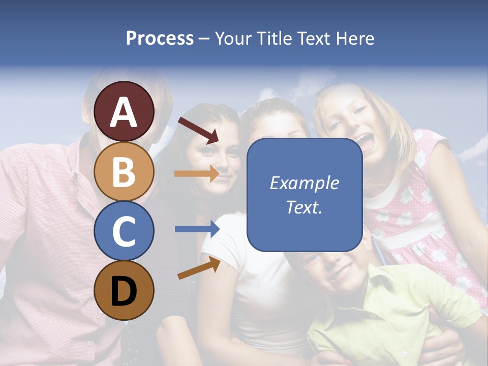 Concept Caucasian Baby PowerPoint Template