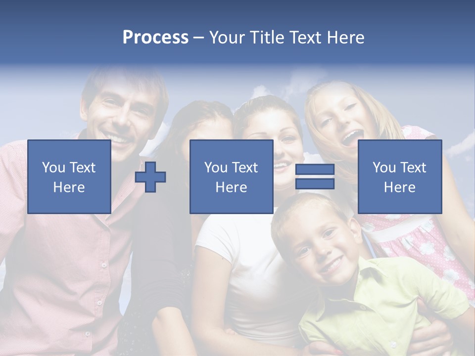 Concept Caucasian Baby PowerPoint Template