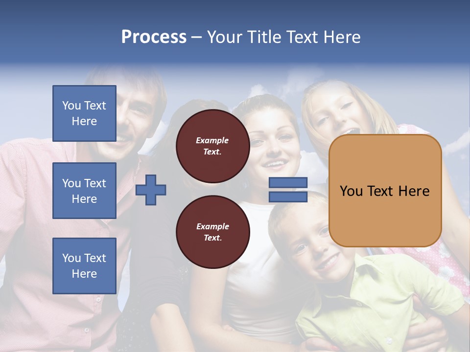 Concept Caucasian Baby PowerPoint Template