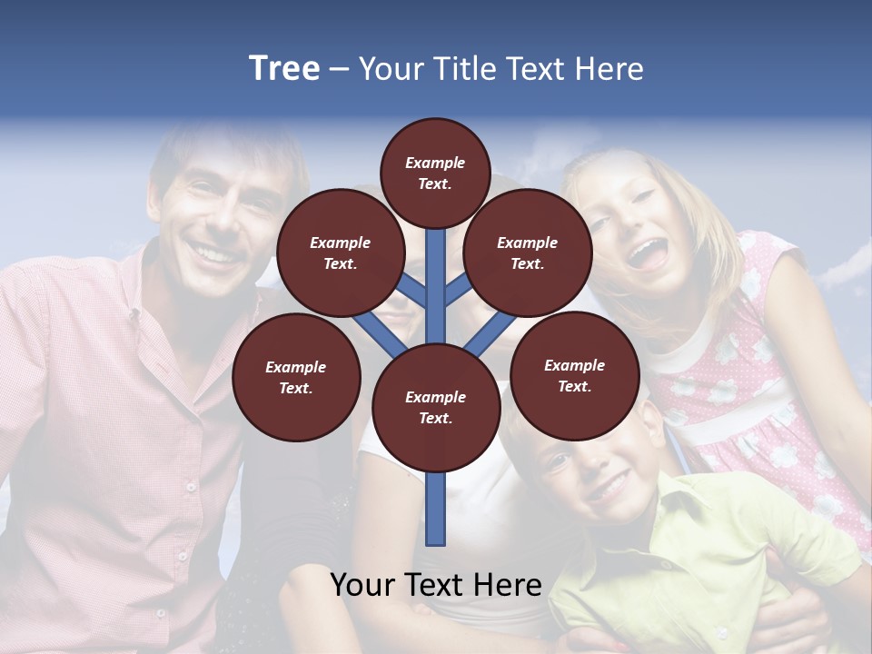 Concept Caucasian Baby PowerPoint Template