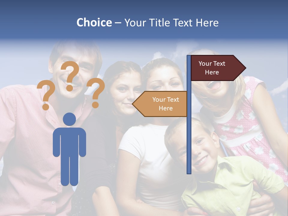 Concept Caucasian Baby PowerPoint Template