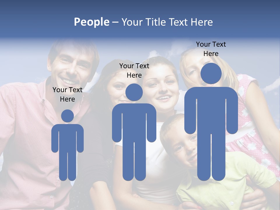 Concept Caucasian Baby PowerPoint Template