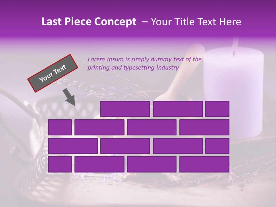 Salt Lavender Dark PowerPoint Template