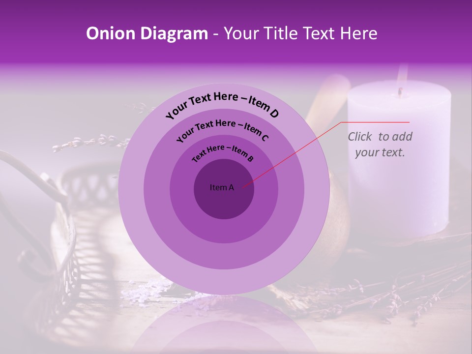 Salt Lavender Dark PowerPoint Template