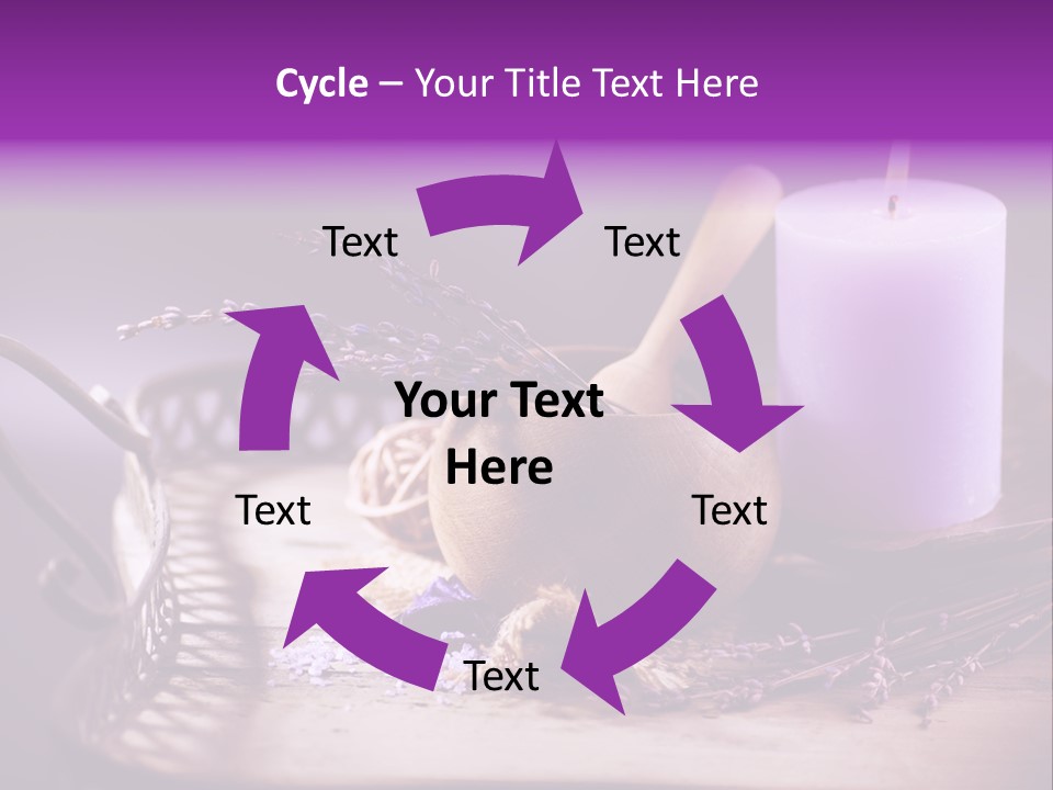 Salt Lavender Dark PowerPoint Template