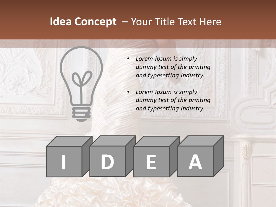 Sexuality Model Defiant PowerPoint Template