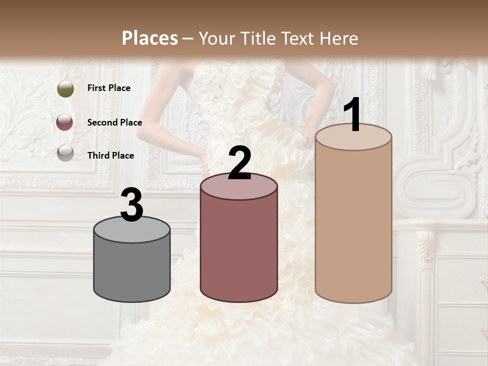 Boobs Emotion Pose PowerPoint Template