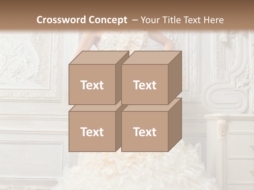 Boobs Emotion Pose PowerPoint Template